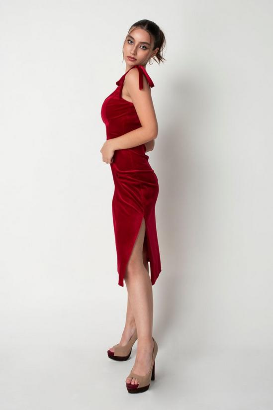 DOUBLE SECOND Corset Velvet Dress 3