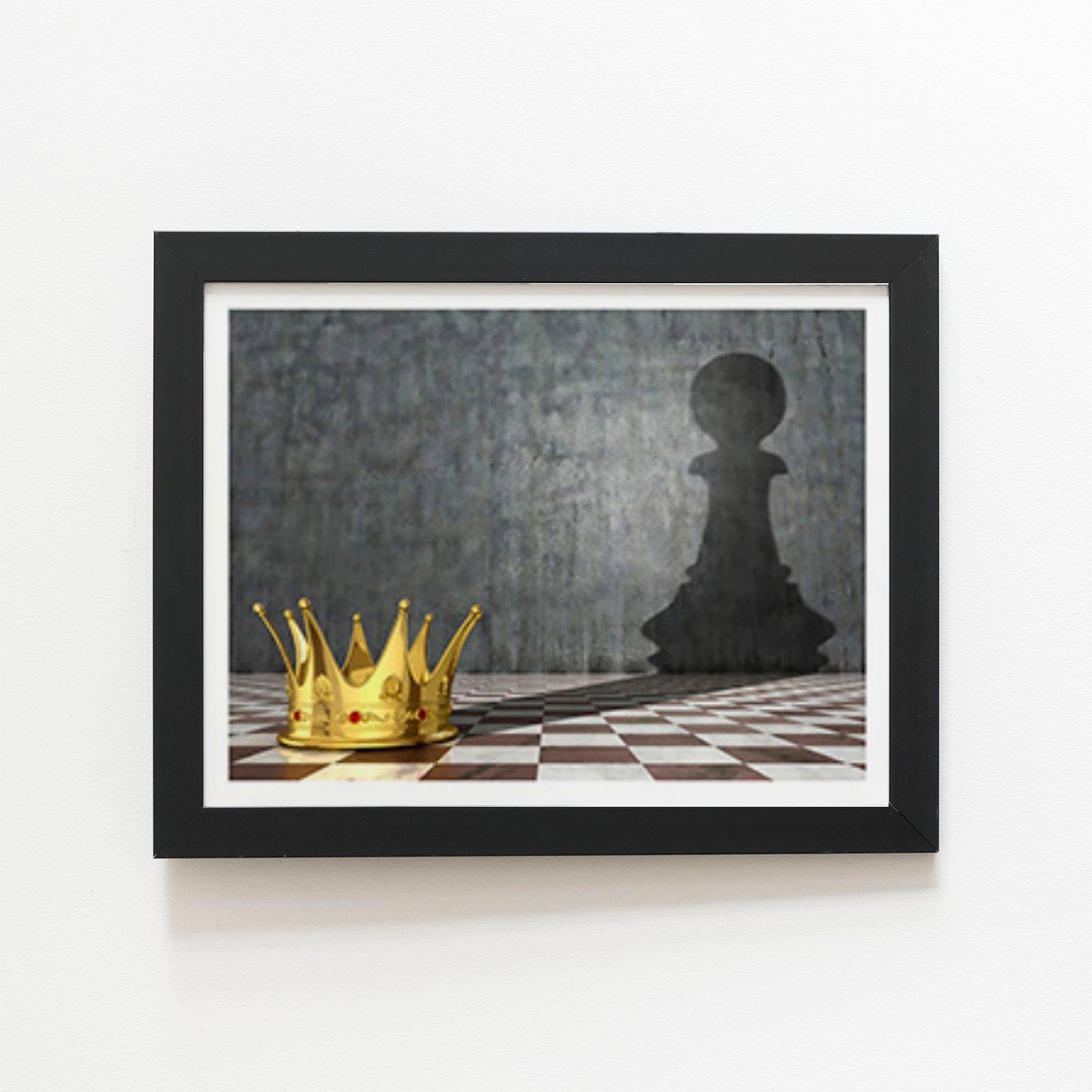 Deception - Crown Framed Art Print