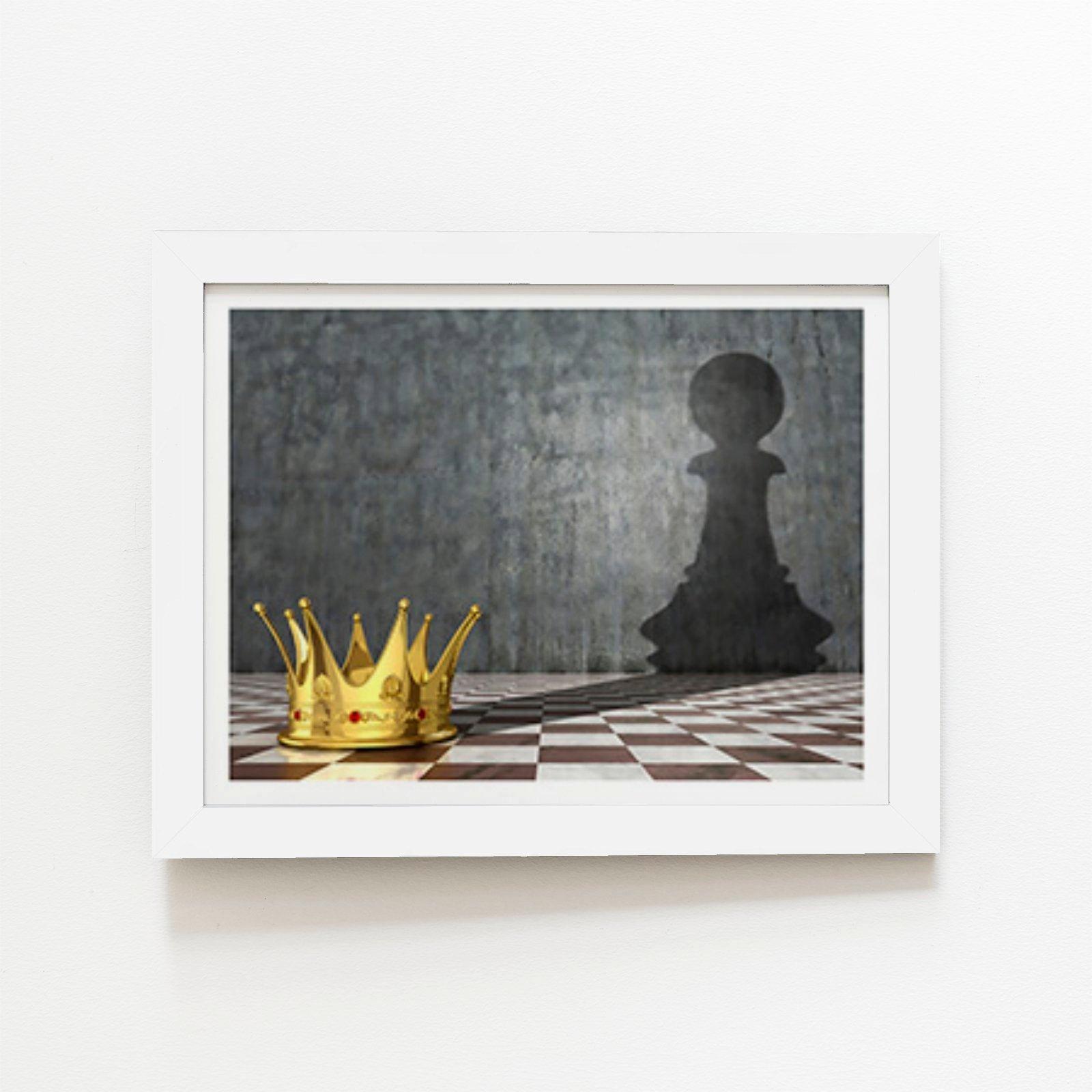 Deception - Crown Framed Art Print