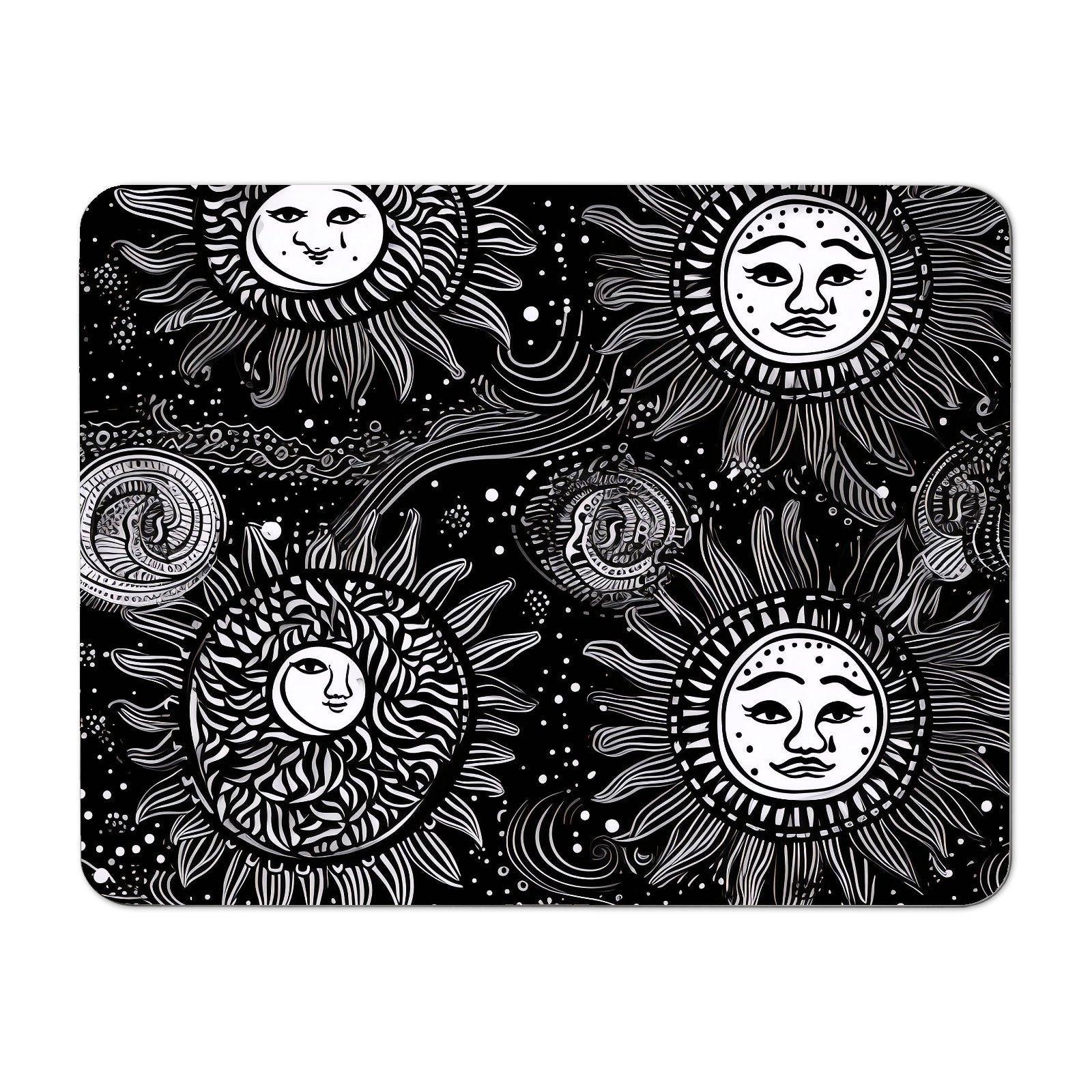Moon and Sun White Black Placemats