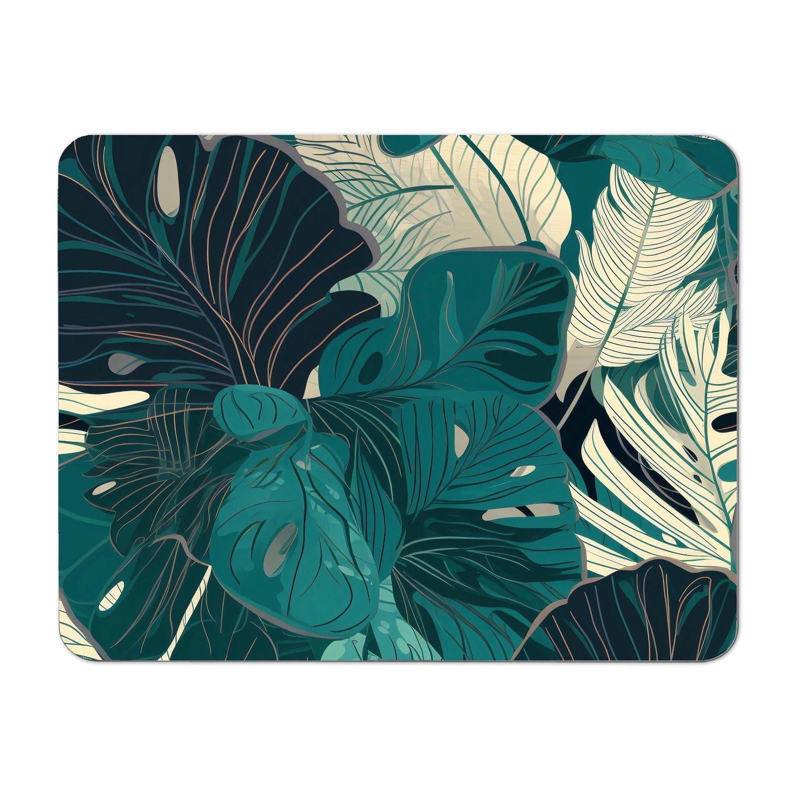 Tropical Green Leaves Placemats