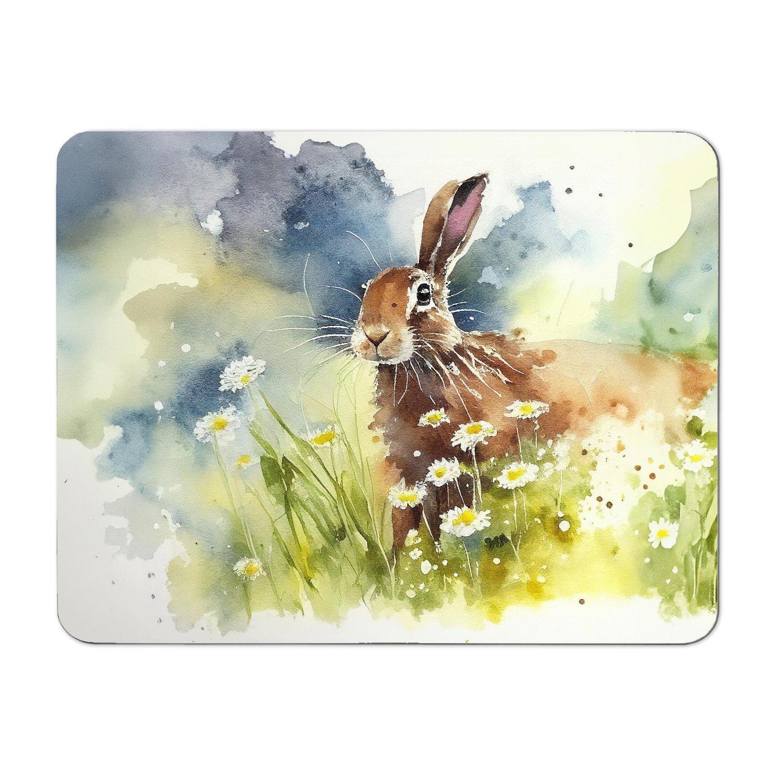 Hare And Daisies Watercolour Placemats
