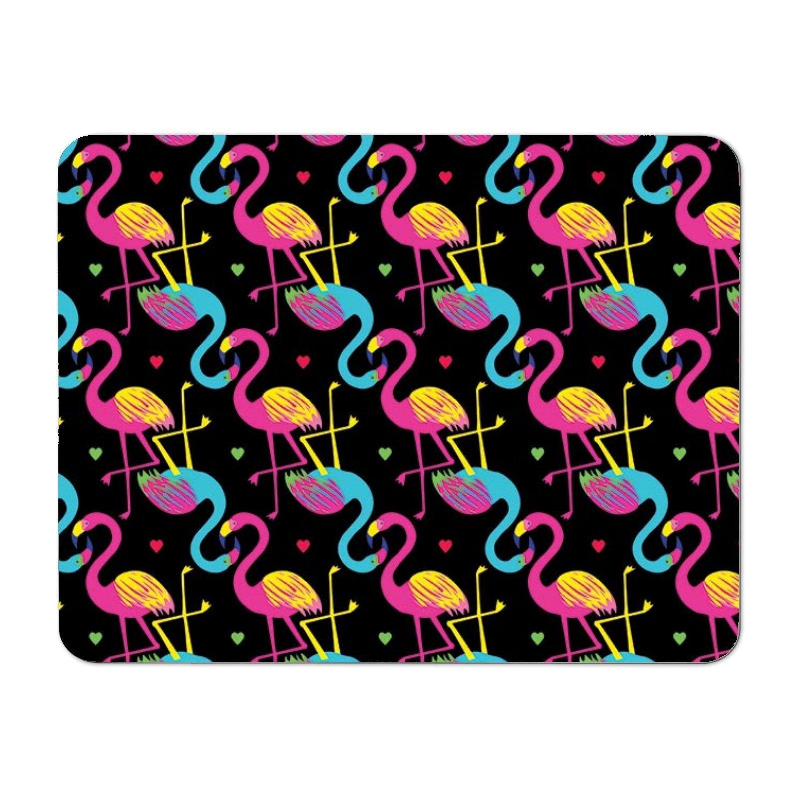 Vivid Flamingo Pattern Placemats