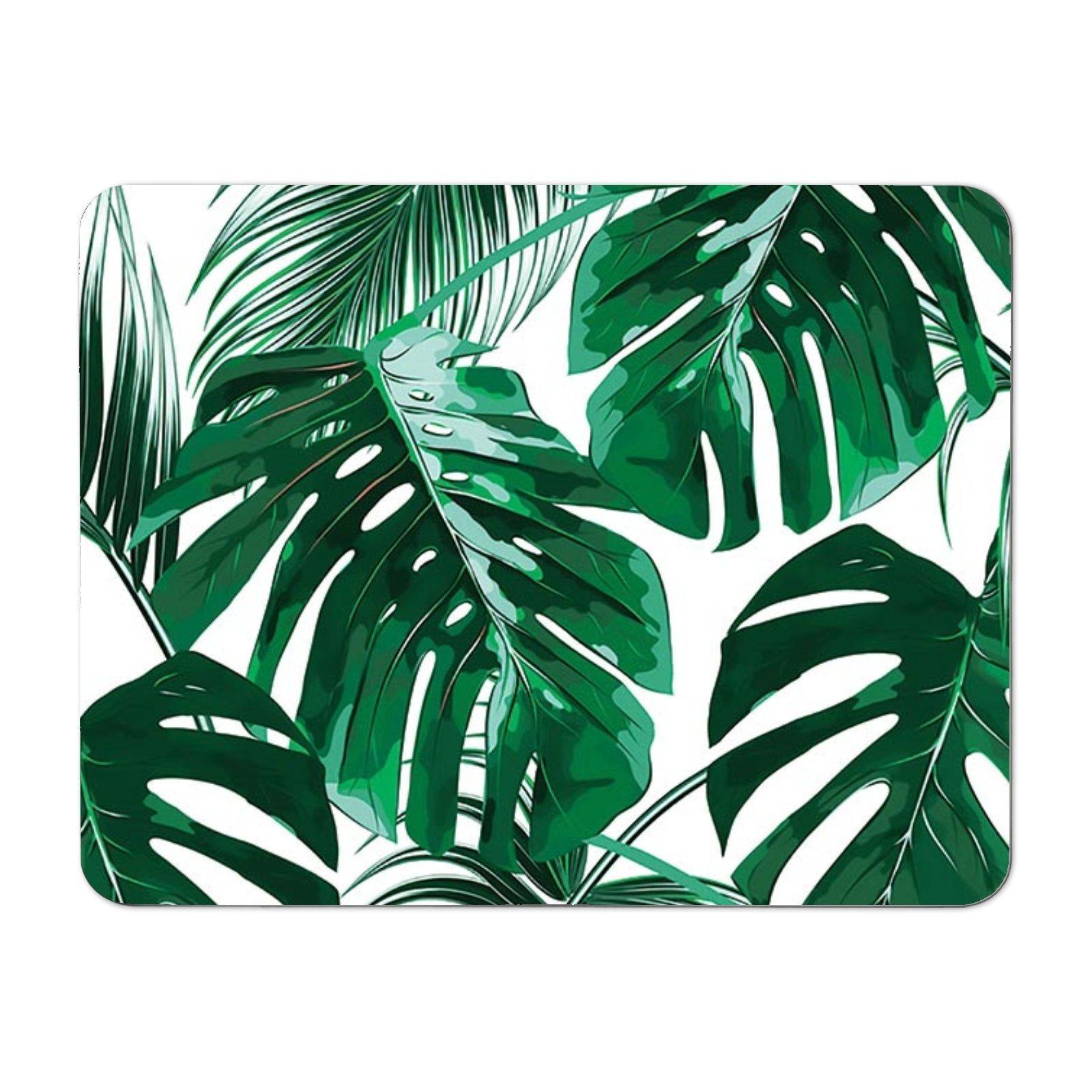 Tropical Jungle Leaf Pattern Placemats