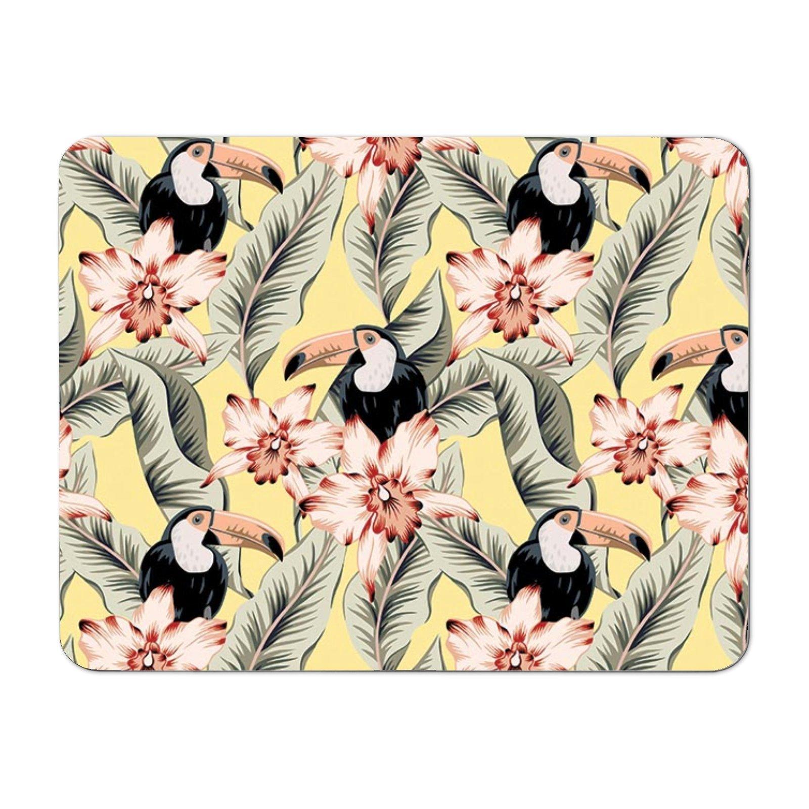 Toucans, Orchids And Palm Leaves Placemats