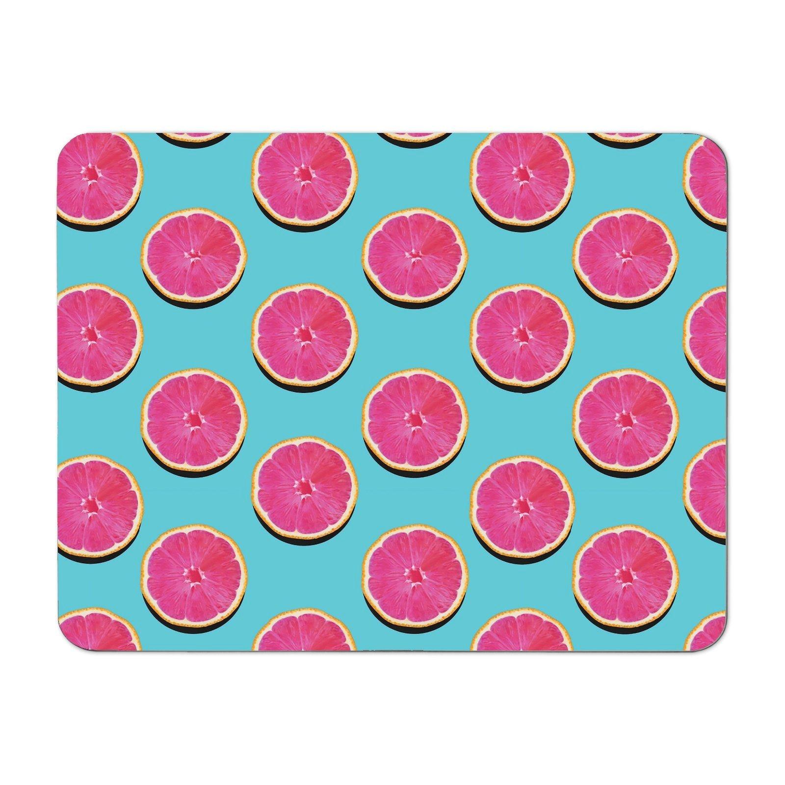 Fruity Pattern Of Pink Grapefruit Placemats