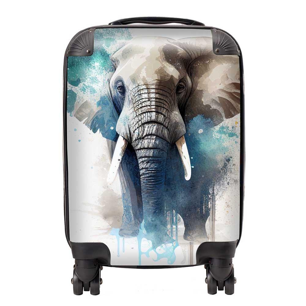Majestic Elephant Splashart Suitcase
