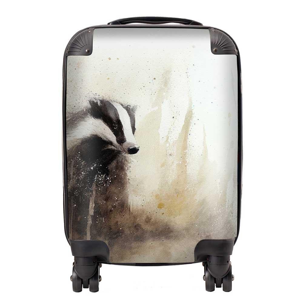 Badger Watercolour Suitcase