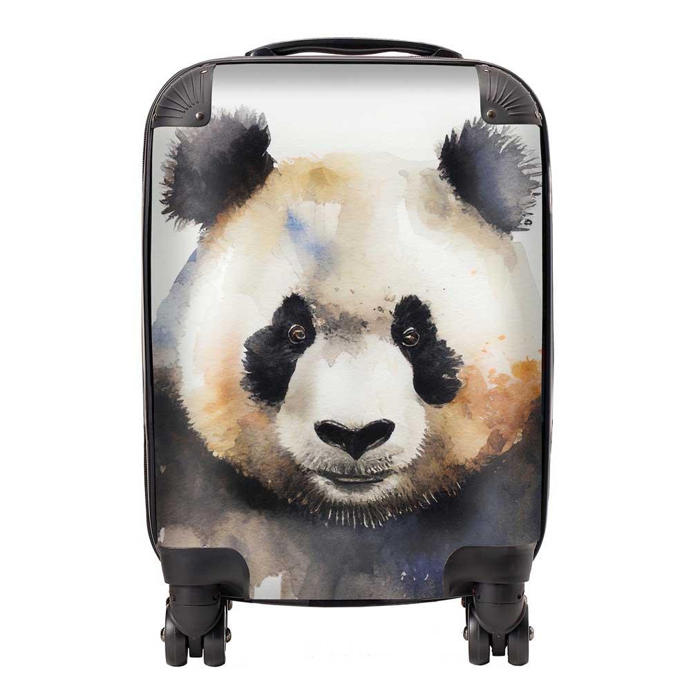 Panda Watercolour Suitcase