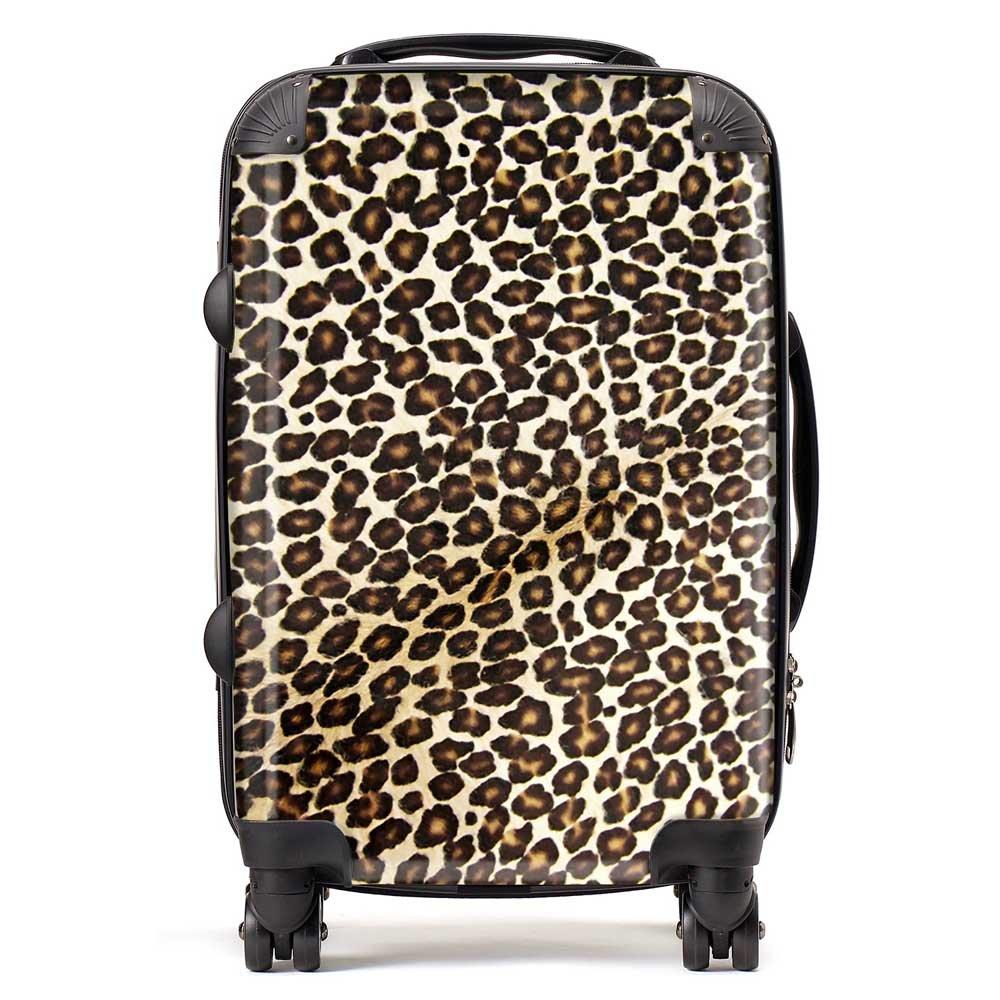 Leopard Hide Print Suitcase