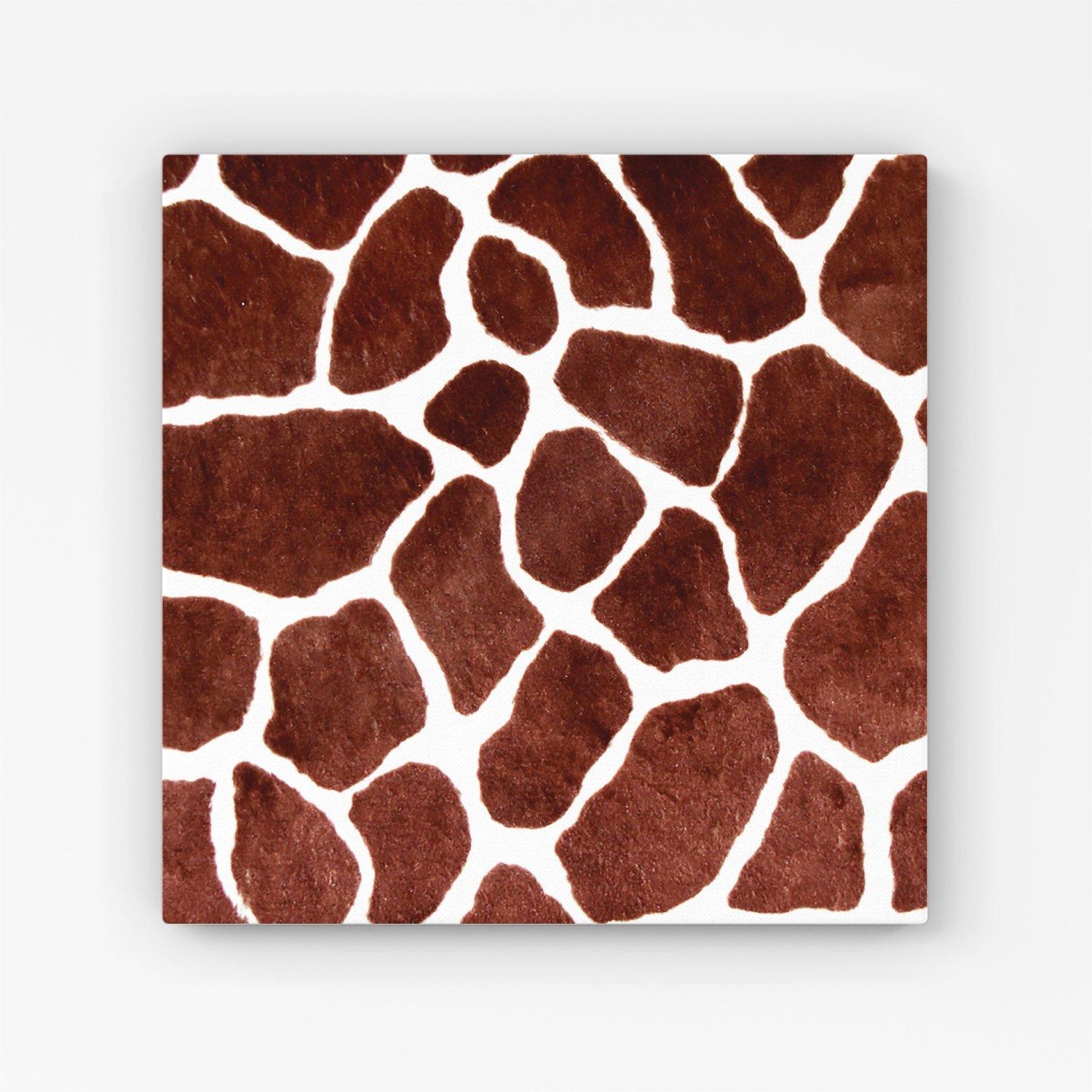 Giraffe Spots Print Canvas