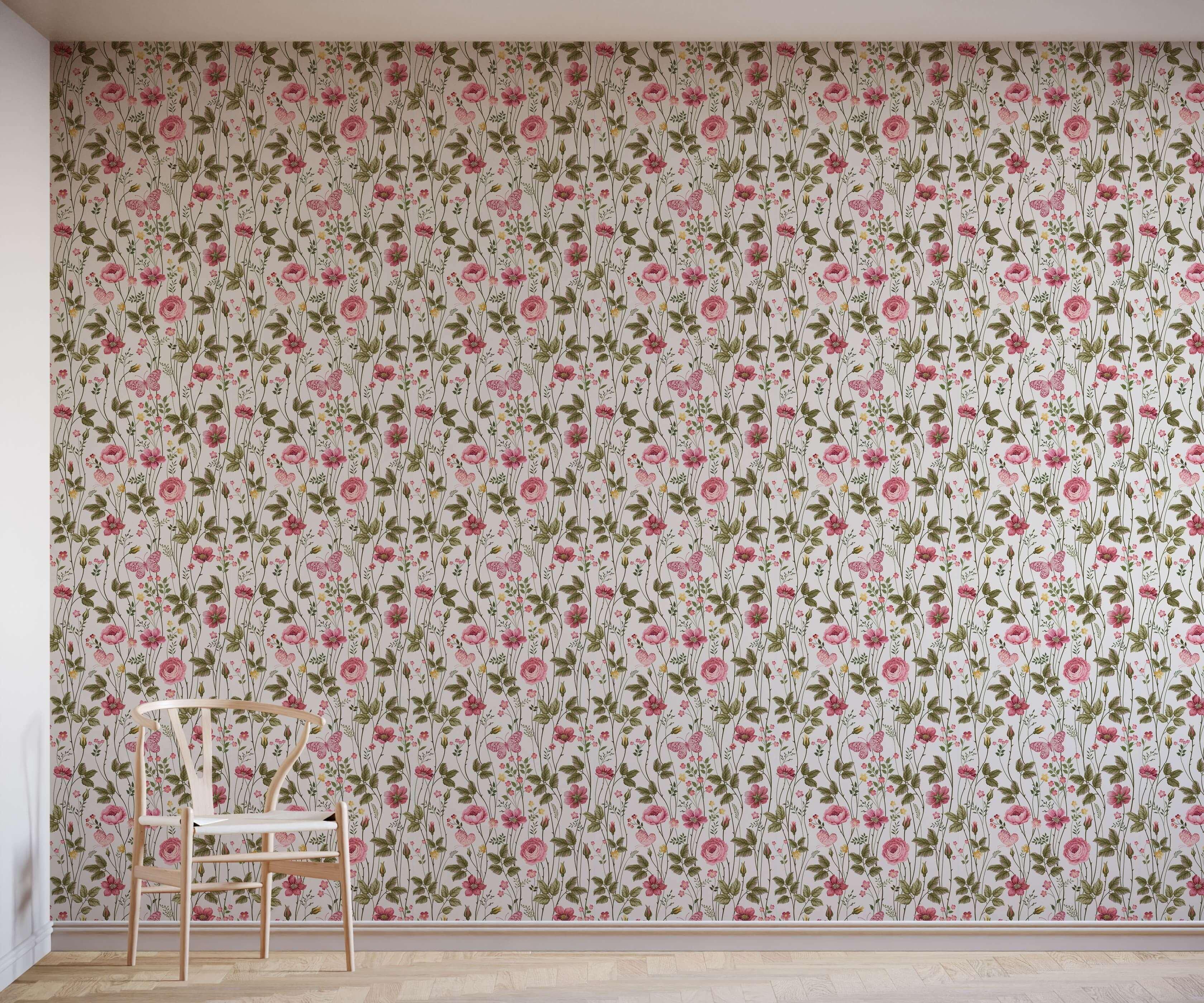 Eco-Friendly Beautiful Pink Rose Wallpaper