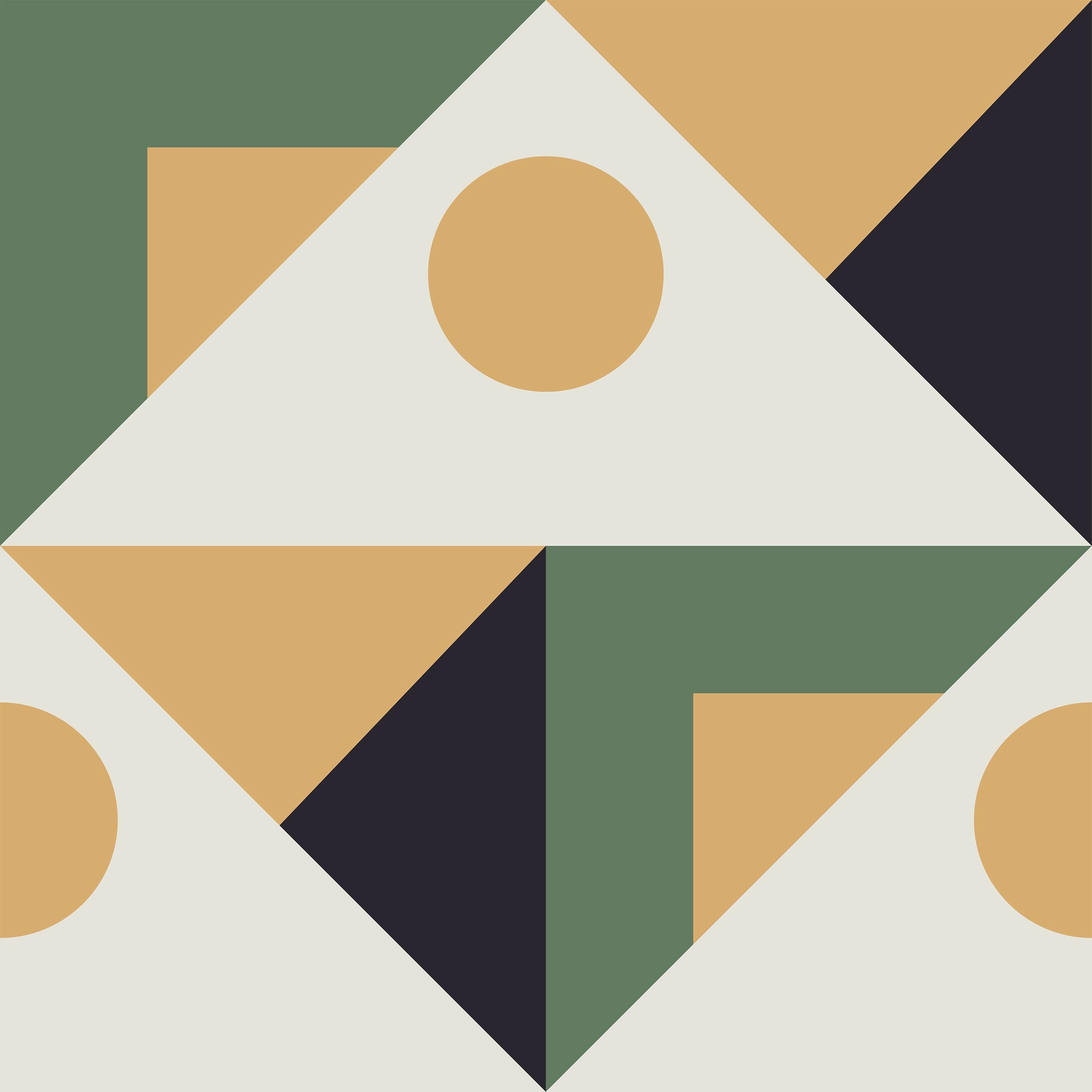 Eco-Friendly Contemporary Triangle Wallpaper