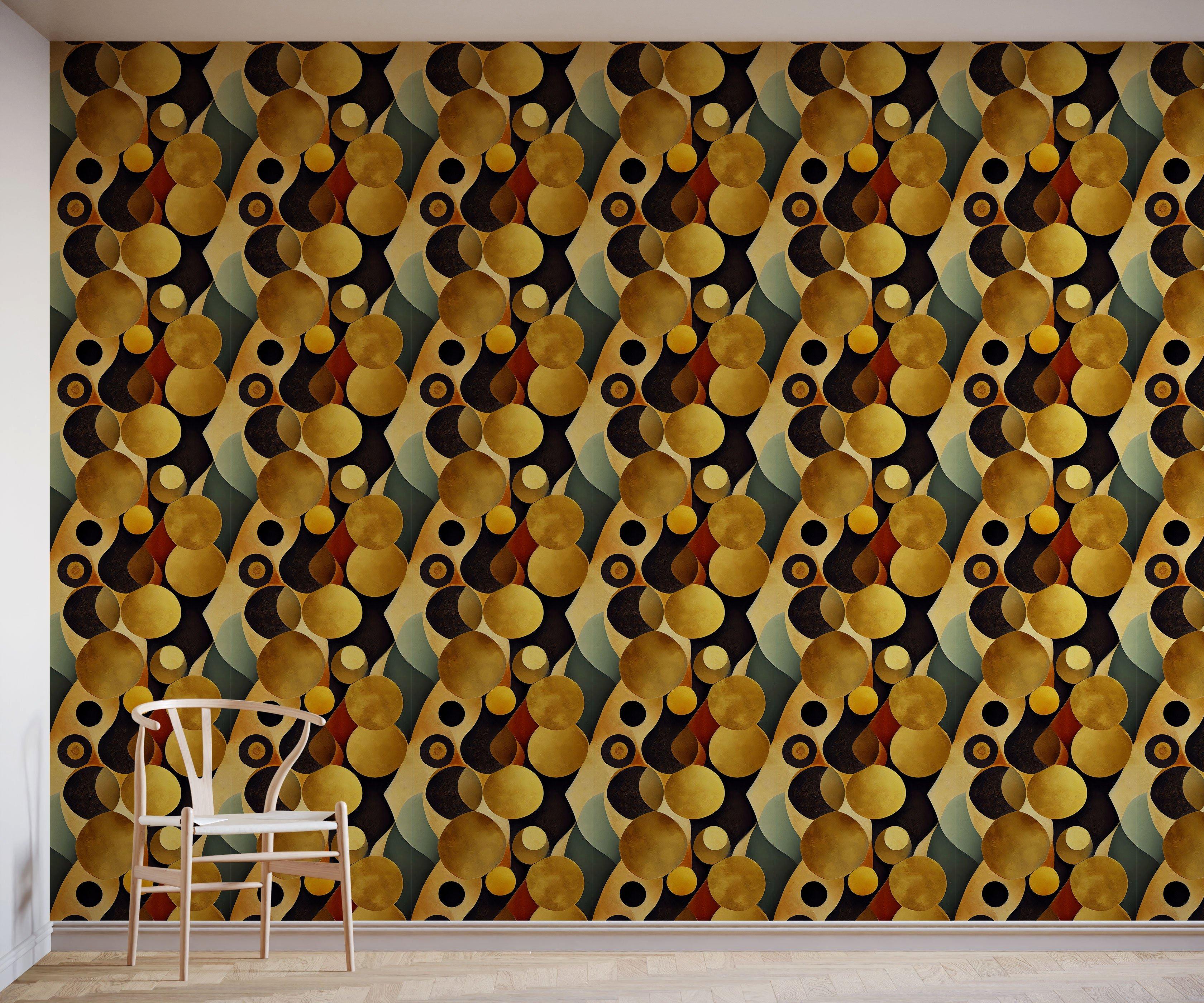 Eco-Friendly Gustav Klimt Style Wallpaper