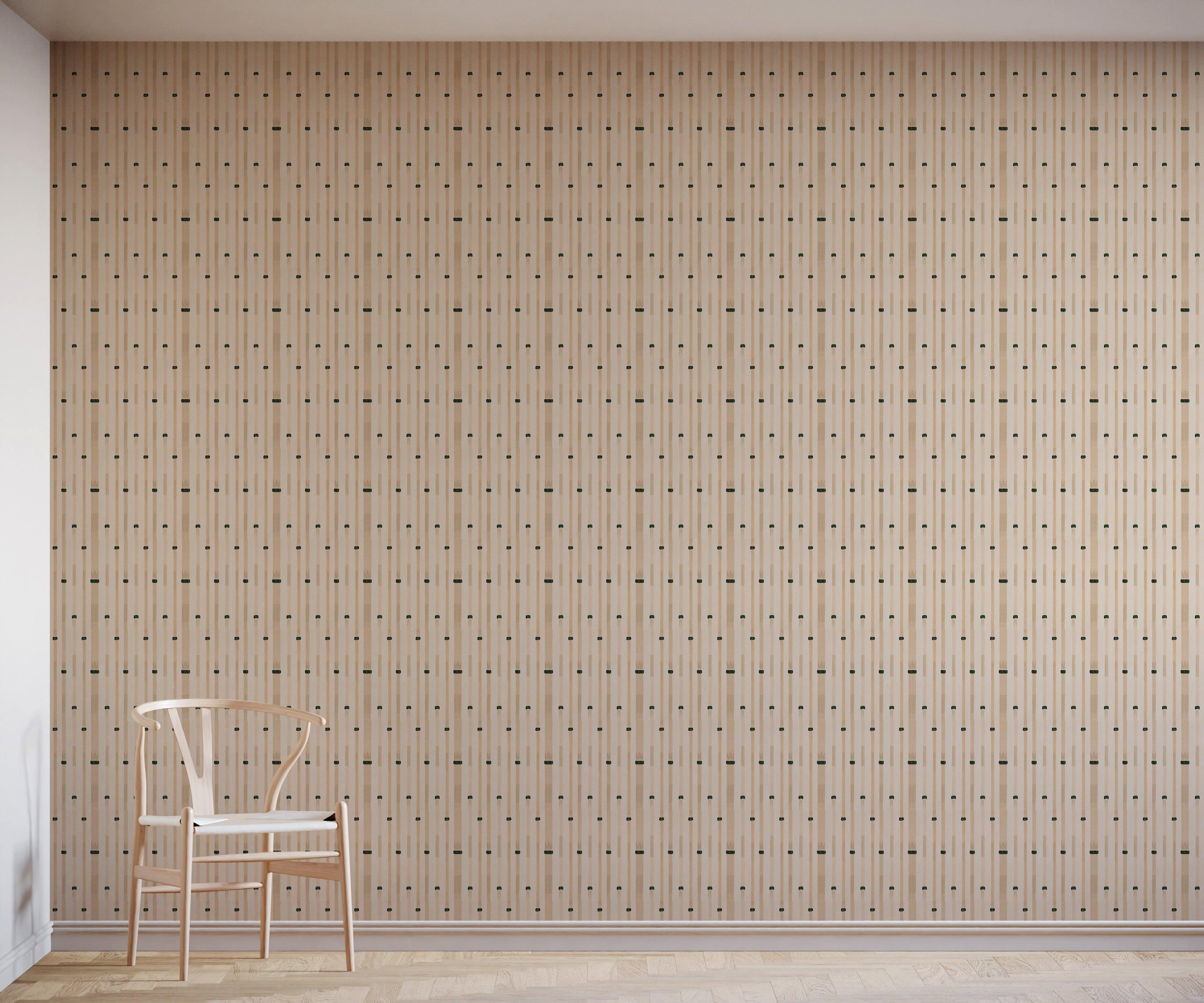 Eco-Friendly Illustrated Bamboo Wallpaper