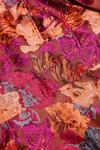 ANOTHER SUNDAY Floral Jacquard Puff Sleeve Mini Dress Pink thumbnail 5