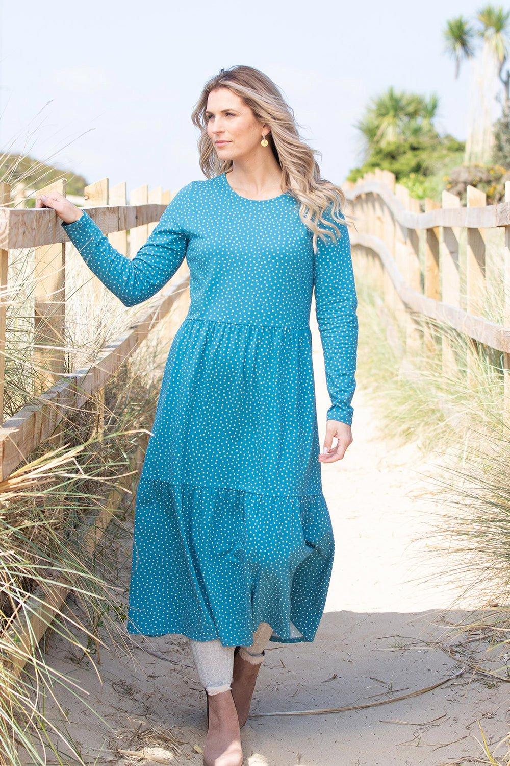 Flaghead Tiered Jersey Dress