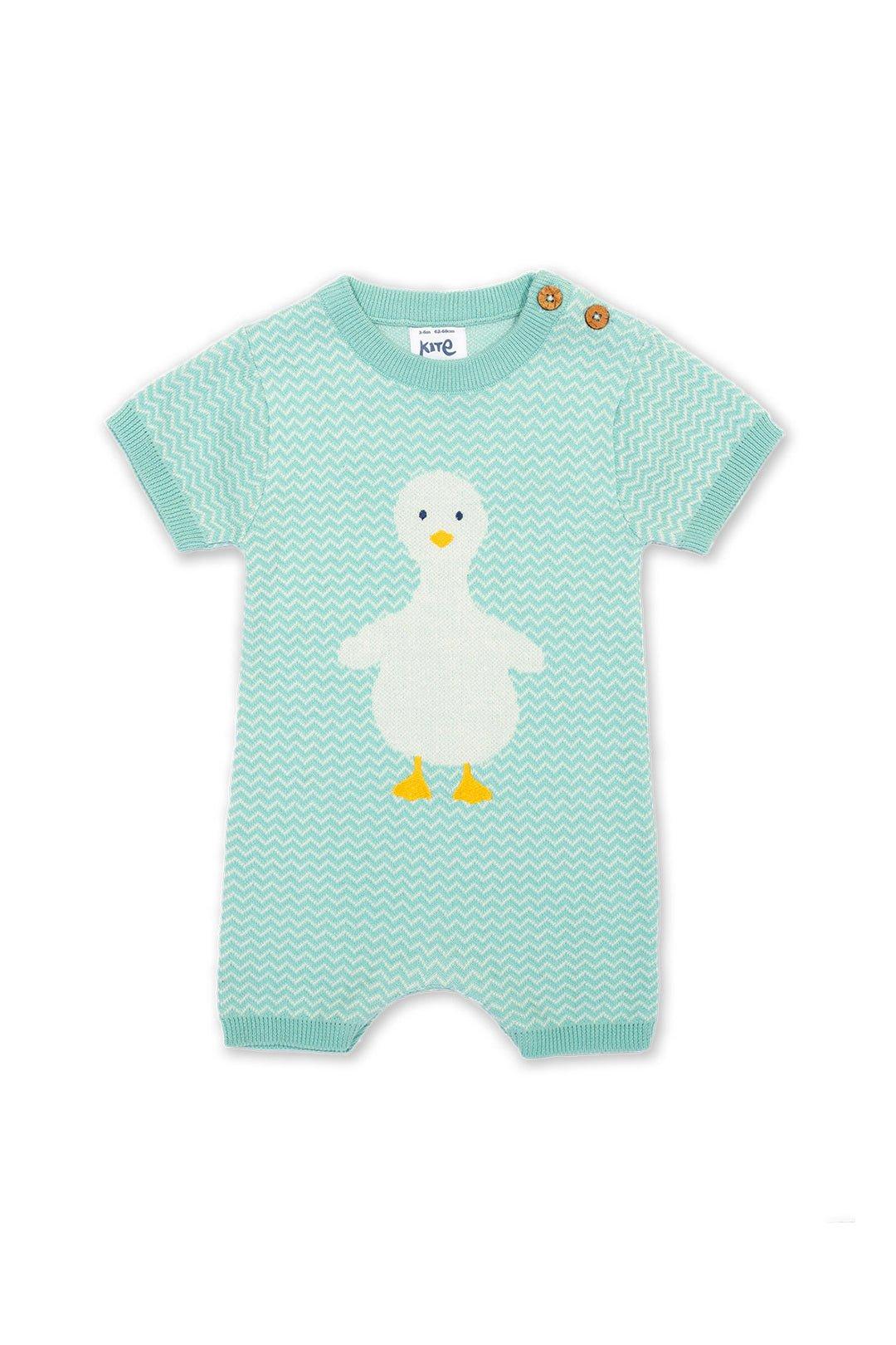 Baby Sunny Duck Knit Romper