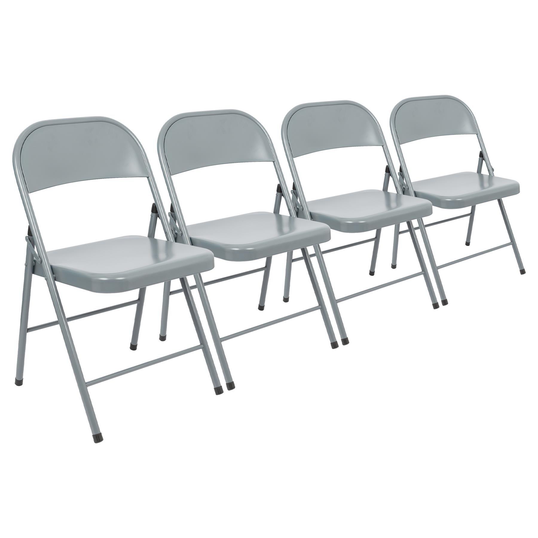 Metal Folding Chair - Pack of 4