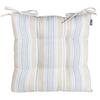 Dibor Set of 4 Vintage Blue Striped Indoor Outdoor Chair Seat Pad Garden Furniture Cushions thumbnail 1