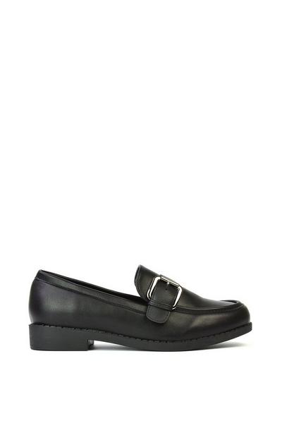 'Kali' Buckle Up School Shoes Loafers With Chunky Soles