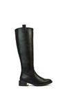 XY London 'Prince' Winter Flat Knee High Boots With Inside Zip thumbnail 1