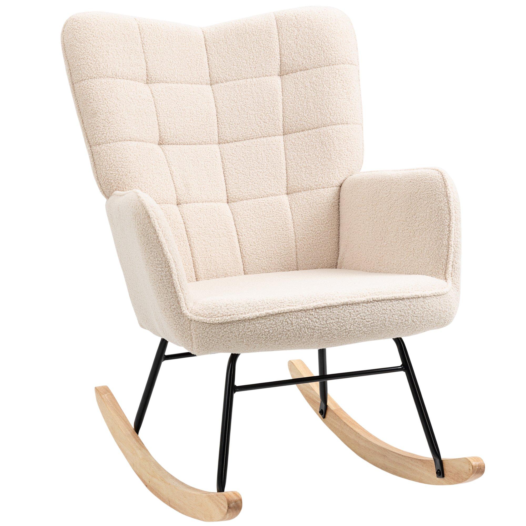 Nursing Rocking Chair Nursery Glider Rocker Armchair Living Room