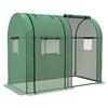 OUTSUNNY Tomato Greenhouse with 2 Roll-up Doors and 4 Mesh Windows thumbnail 1