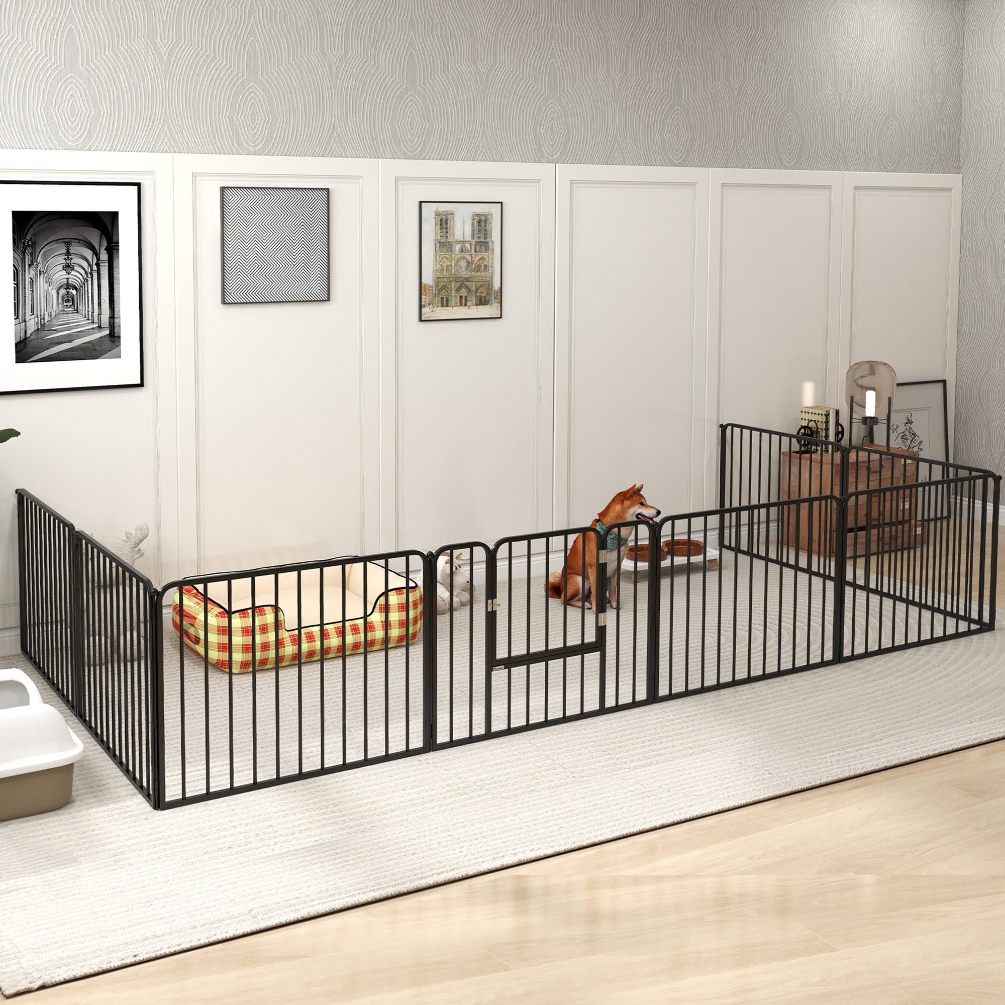 Heavy Duty Dog Playpen, 8 Panels Dog Pen, for Small Dogs