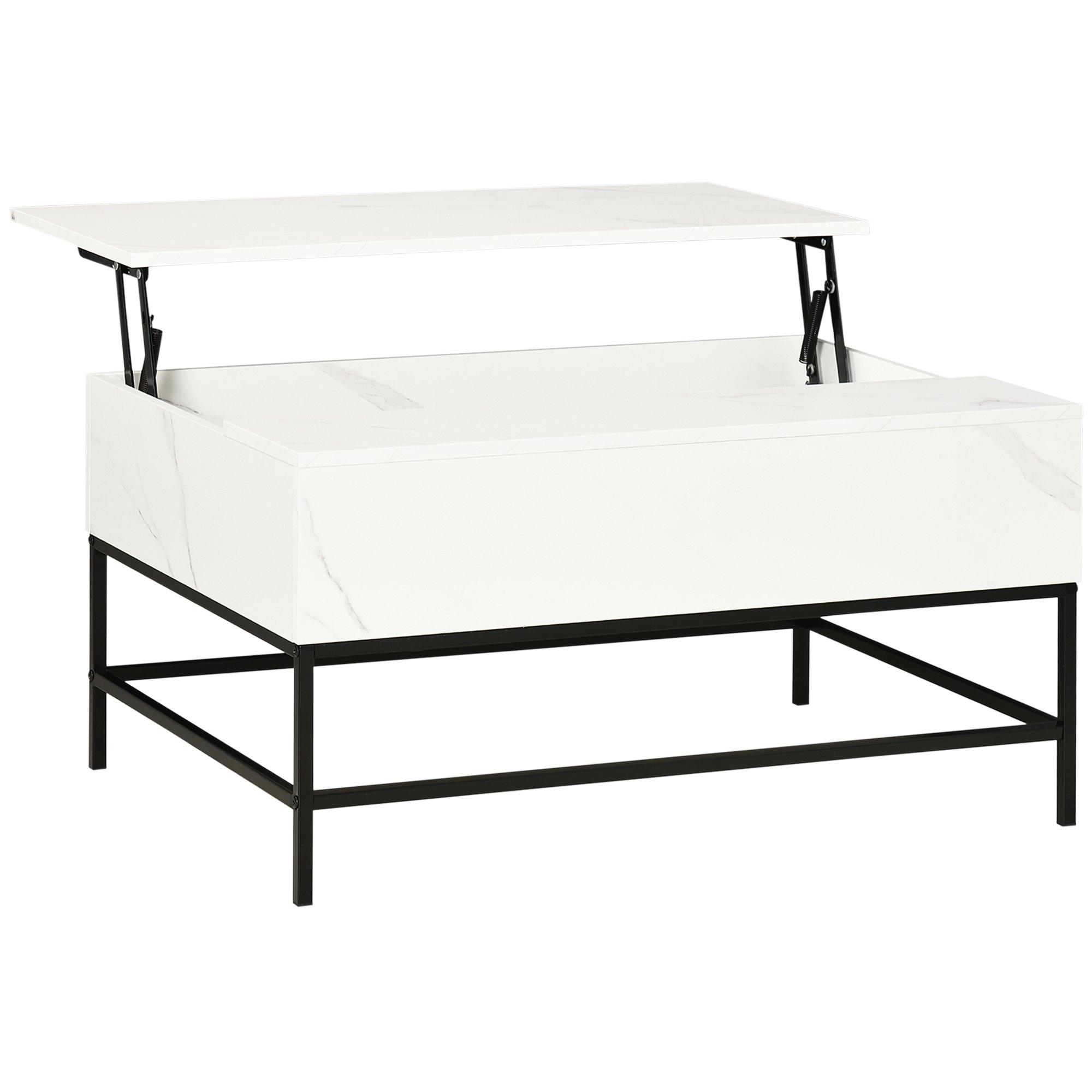 Modern Lift Top Coffee Table for Living Room with Hidden Storage