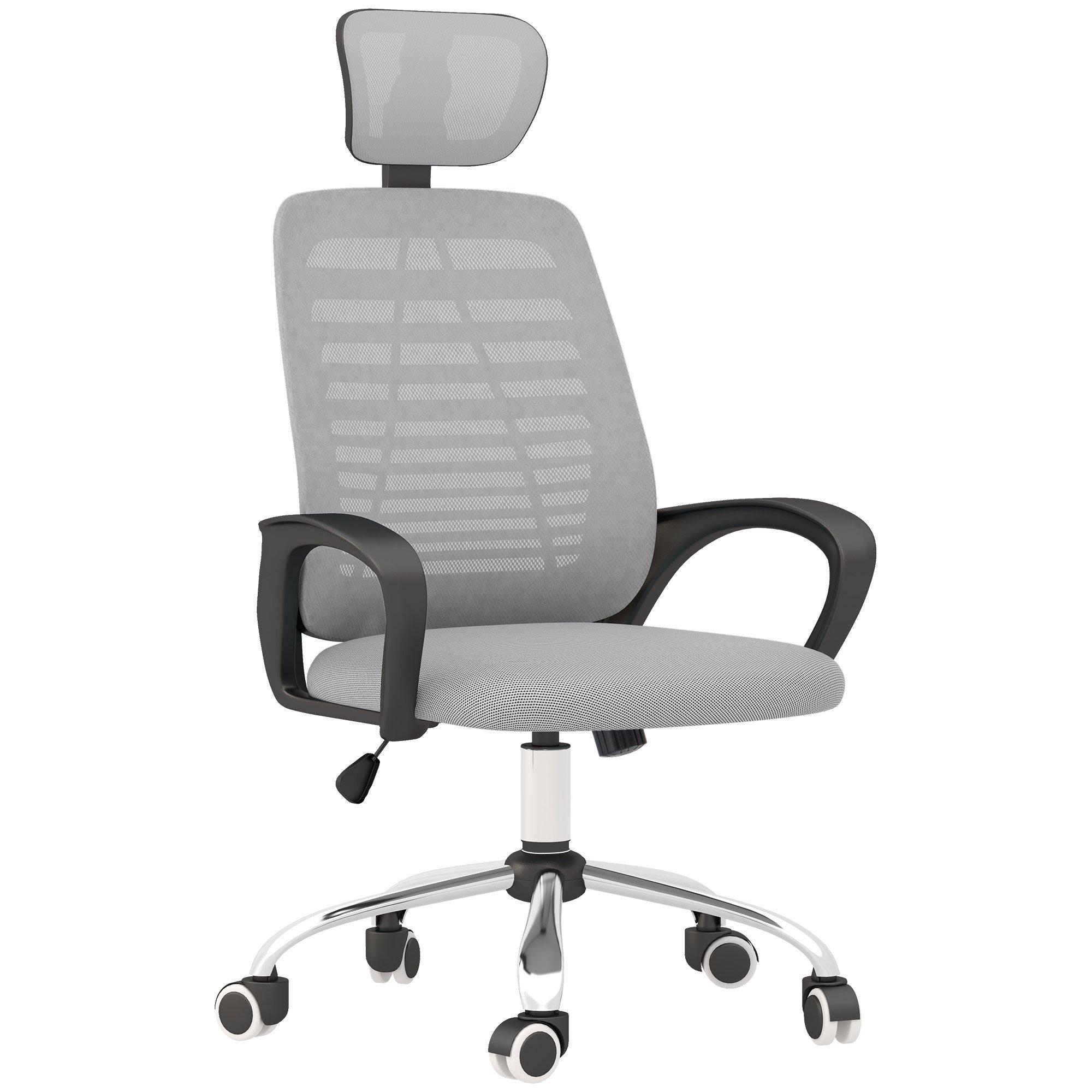 Ergonomic Mesh Office Chair with Adjustable Headrest