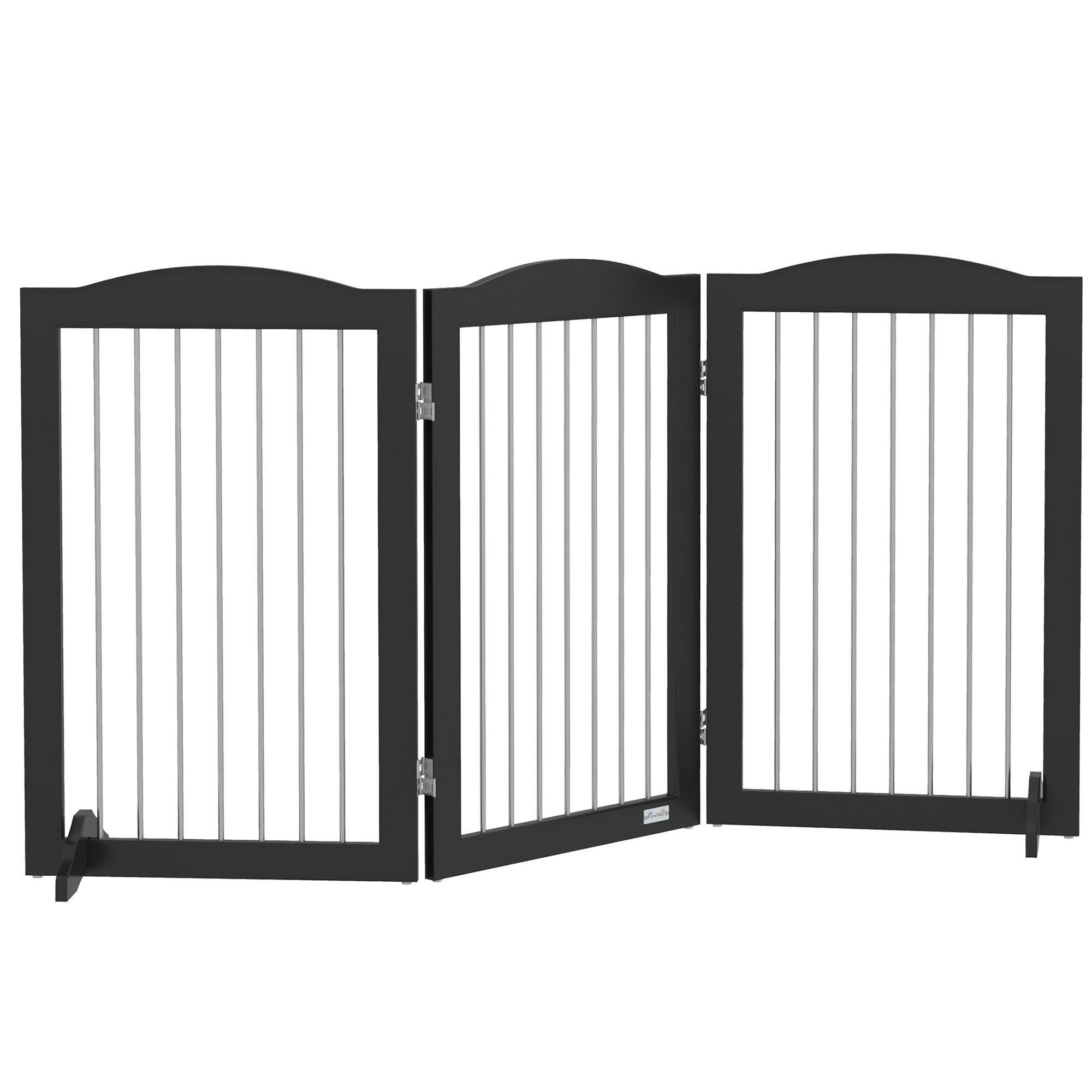 Foldable Dog Gate for Doorways, Stairs, Halls