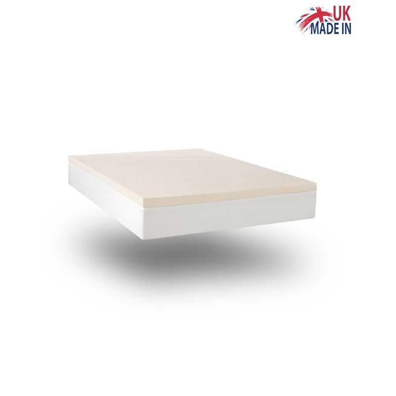 Memory Foam Mattress Topper 2 Inch Orthopedic Support Mattress Topper With Removable Zip Cover