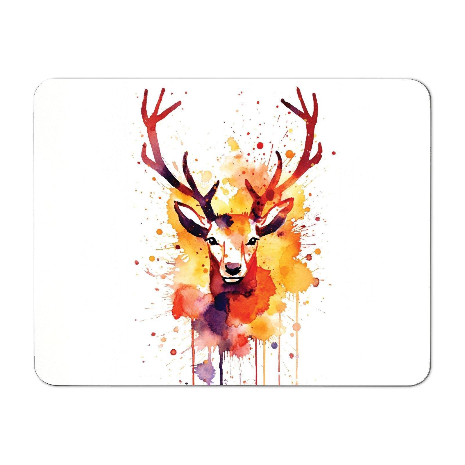 Watercolour Stag Face Placemats