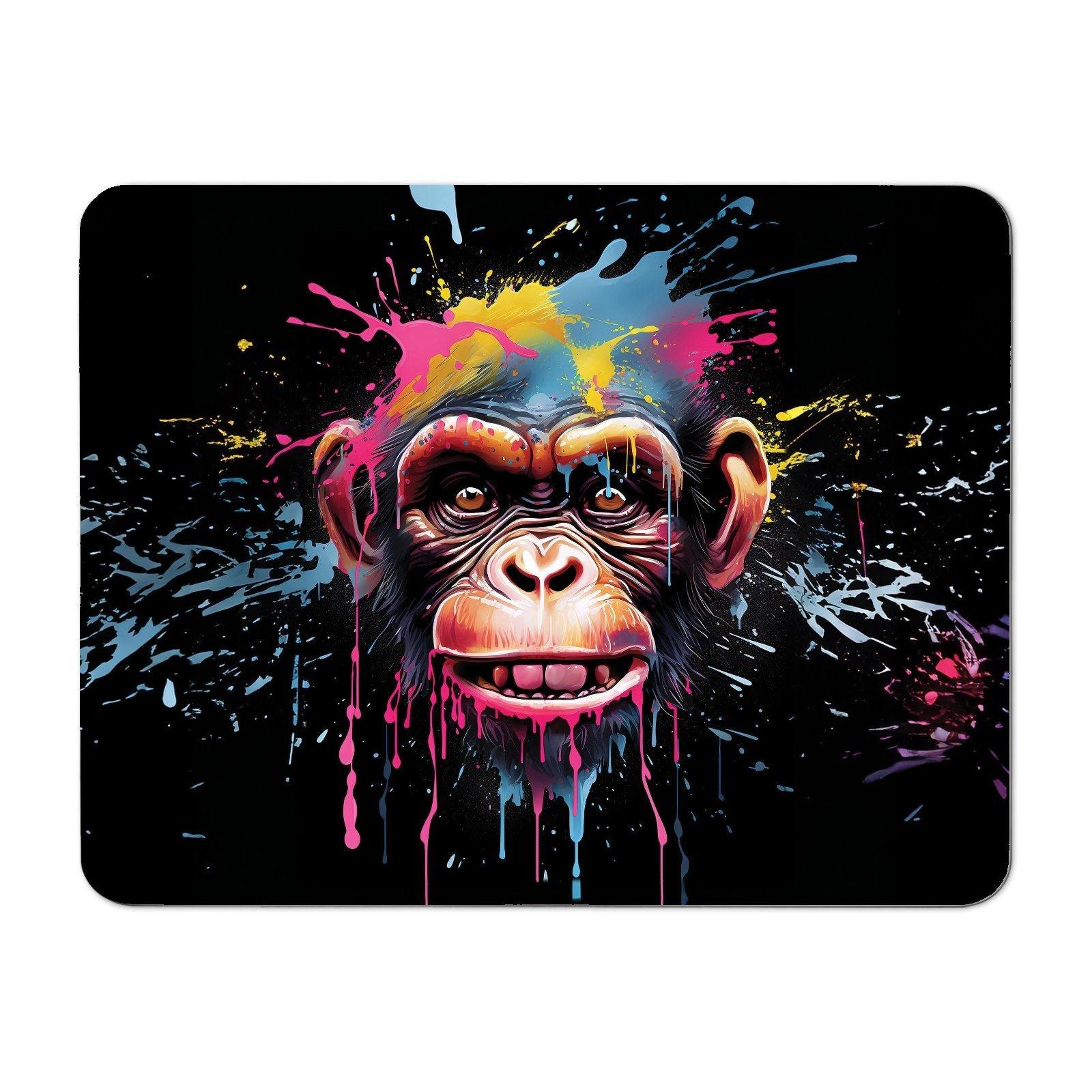 Multi Coloured Monkey Face Splashart Placemats