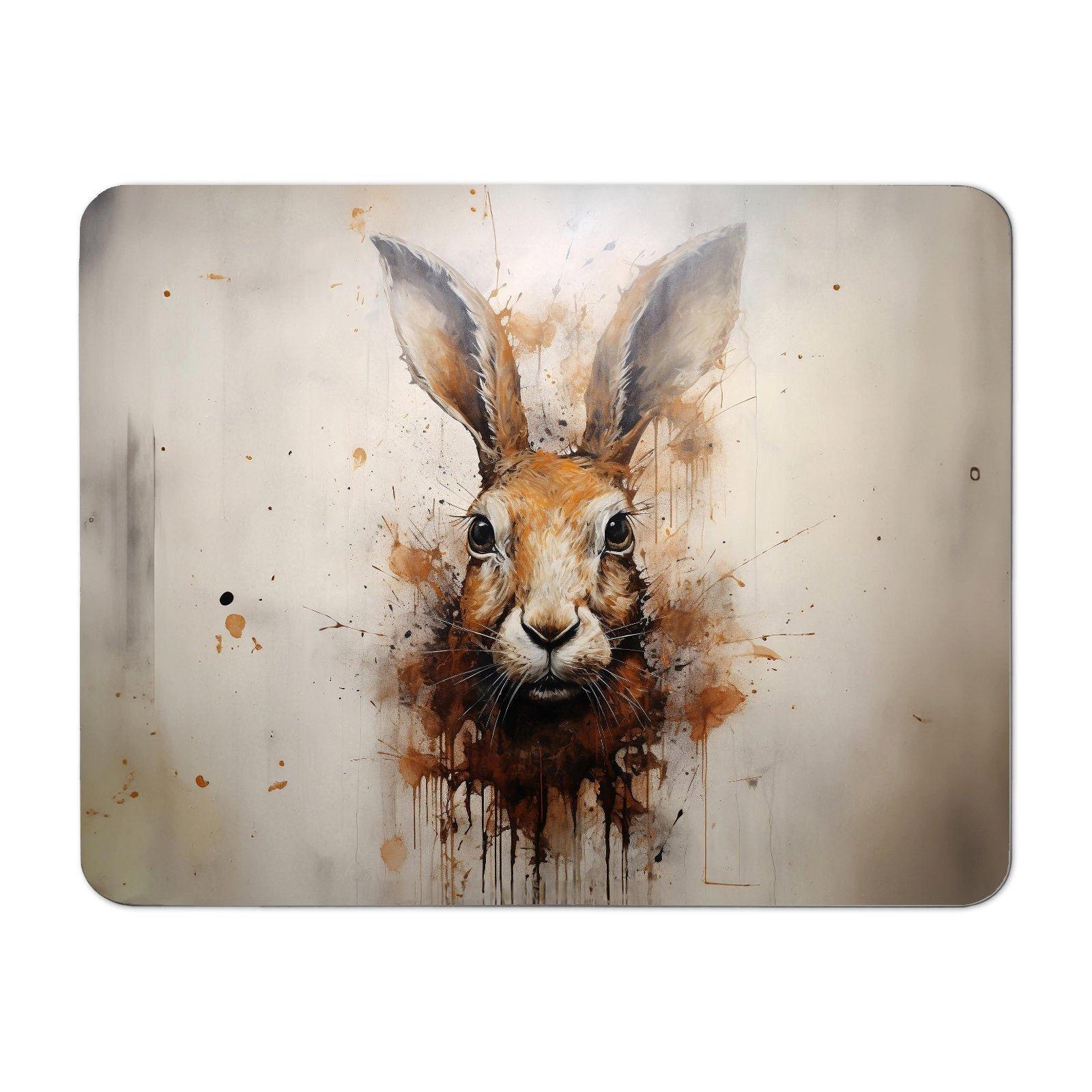 Watercolour Hare Face Placemats