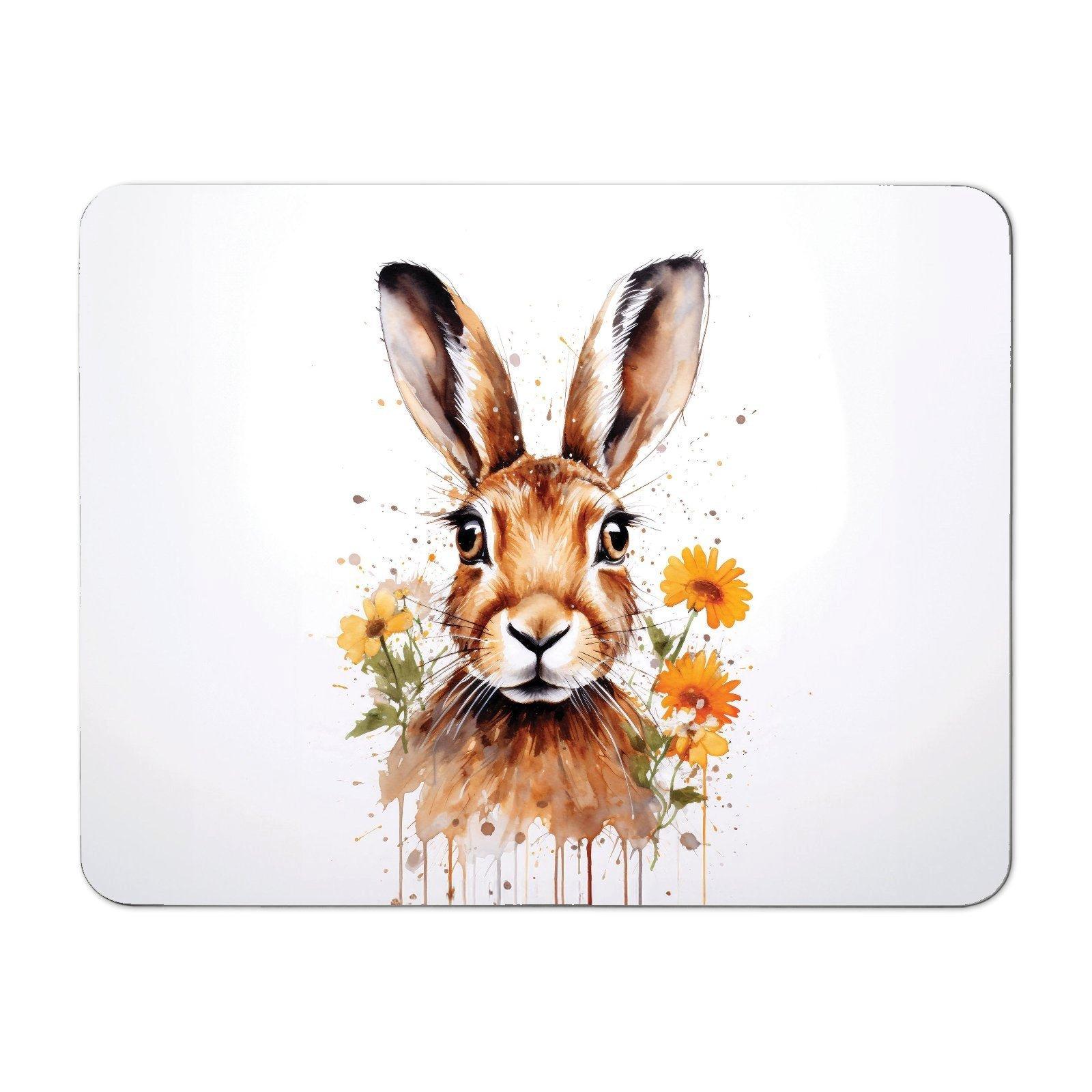 Watercolour Hare and Daisies Placemats