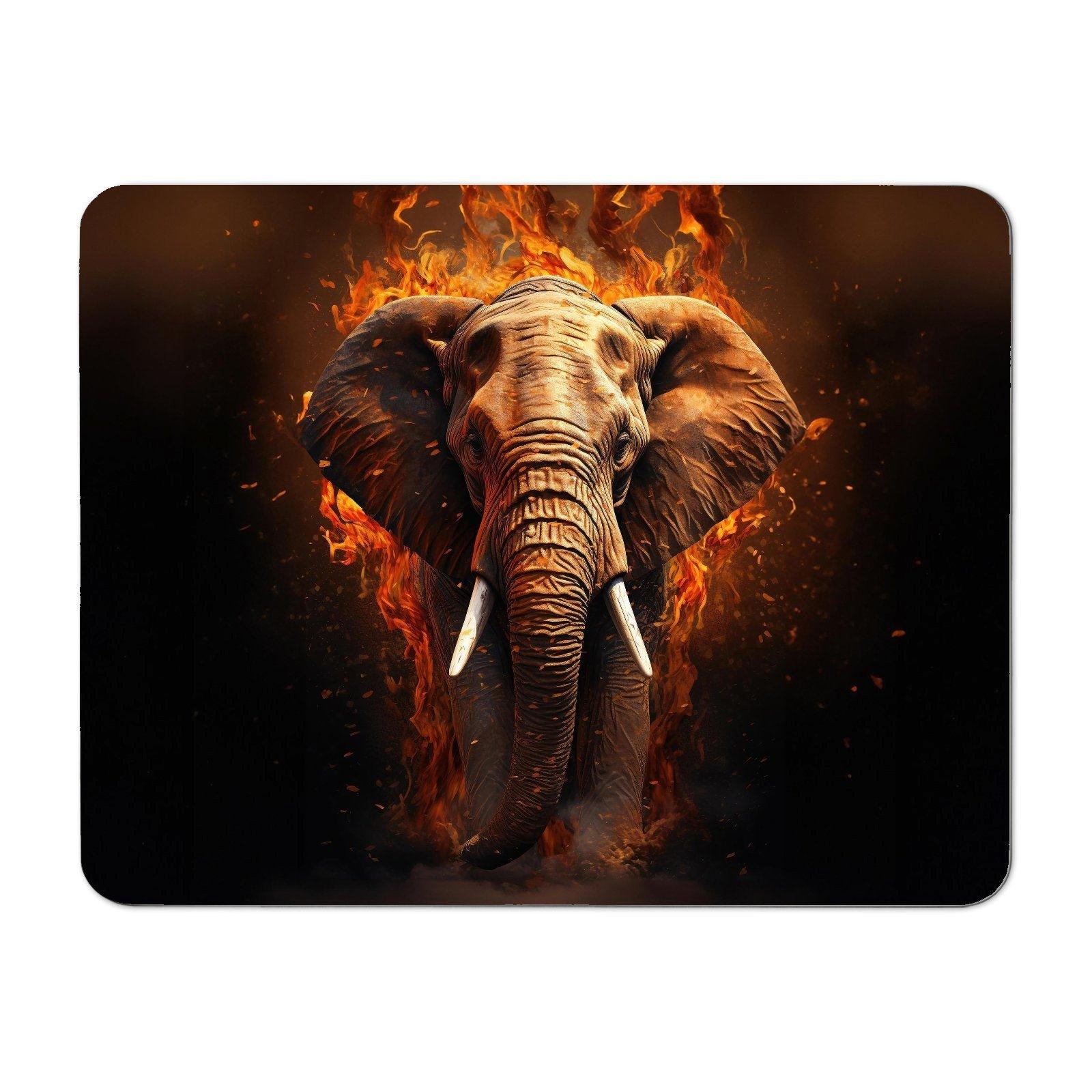 Splashart Elephant and fire Placemats