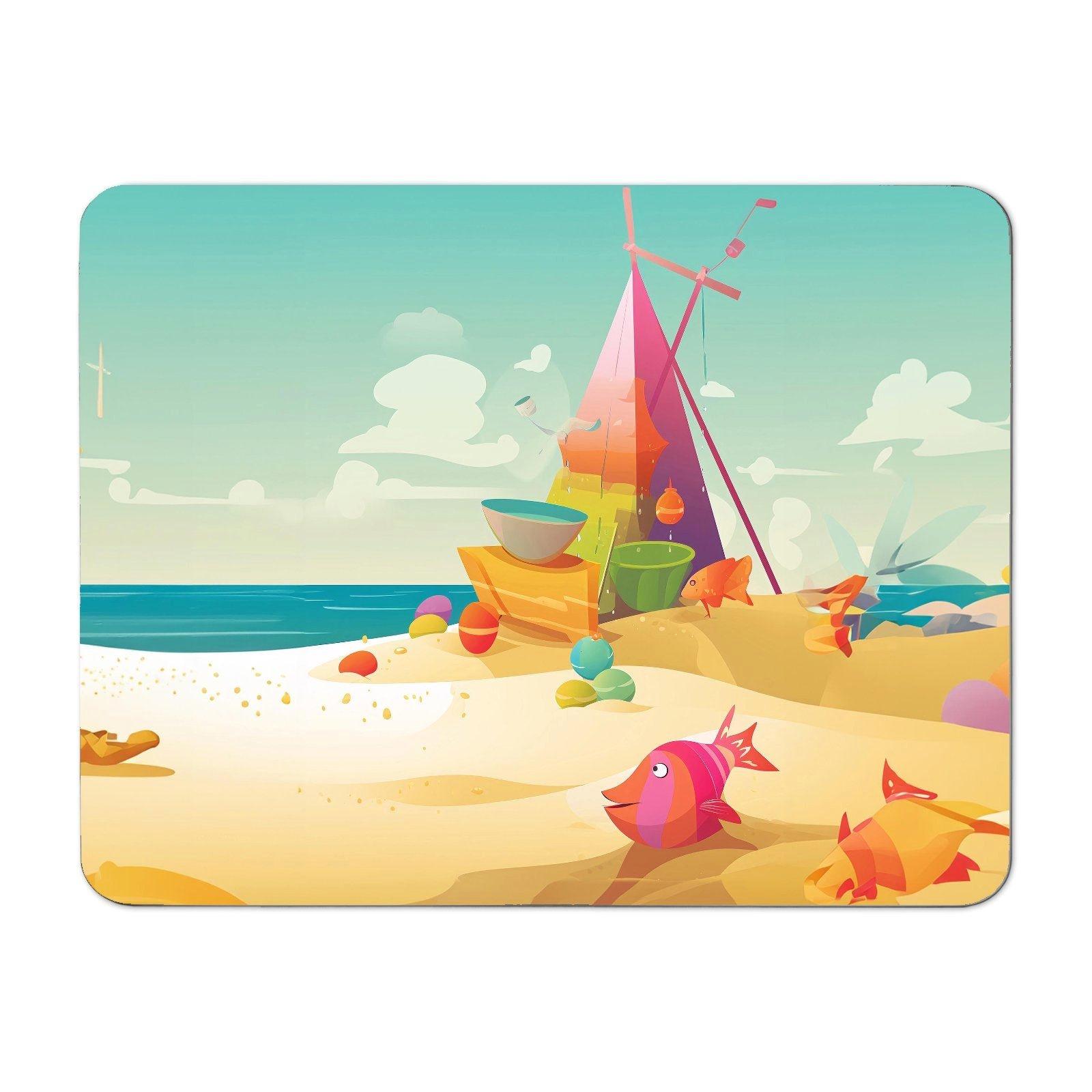 Fish On A Beach Holiday Placemats
