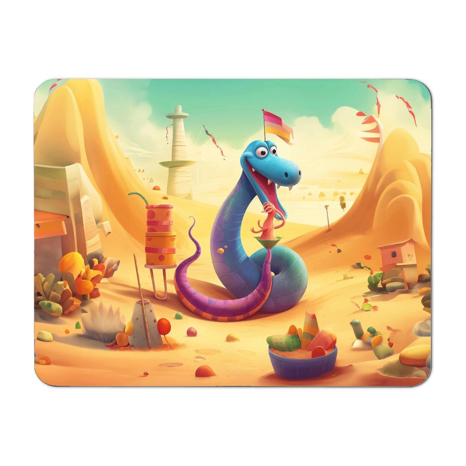 Snake On A Beach Holiday Placemats