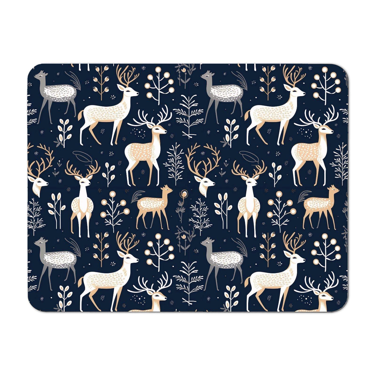 Reindeer, Whimsical, Illustration Pattern Placemats