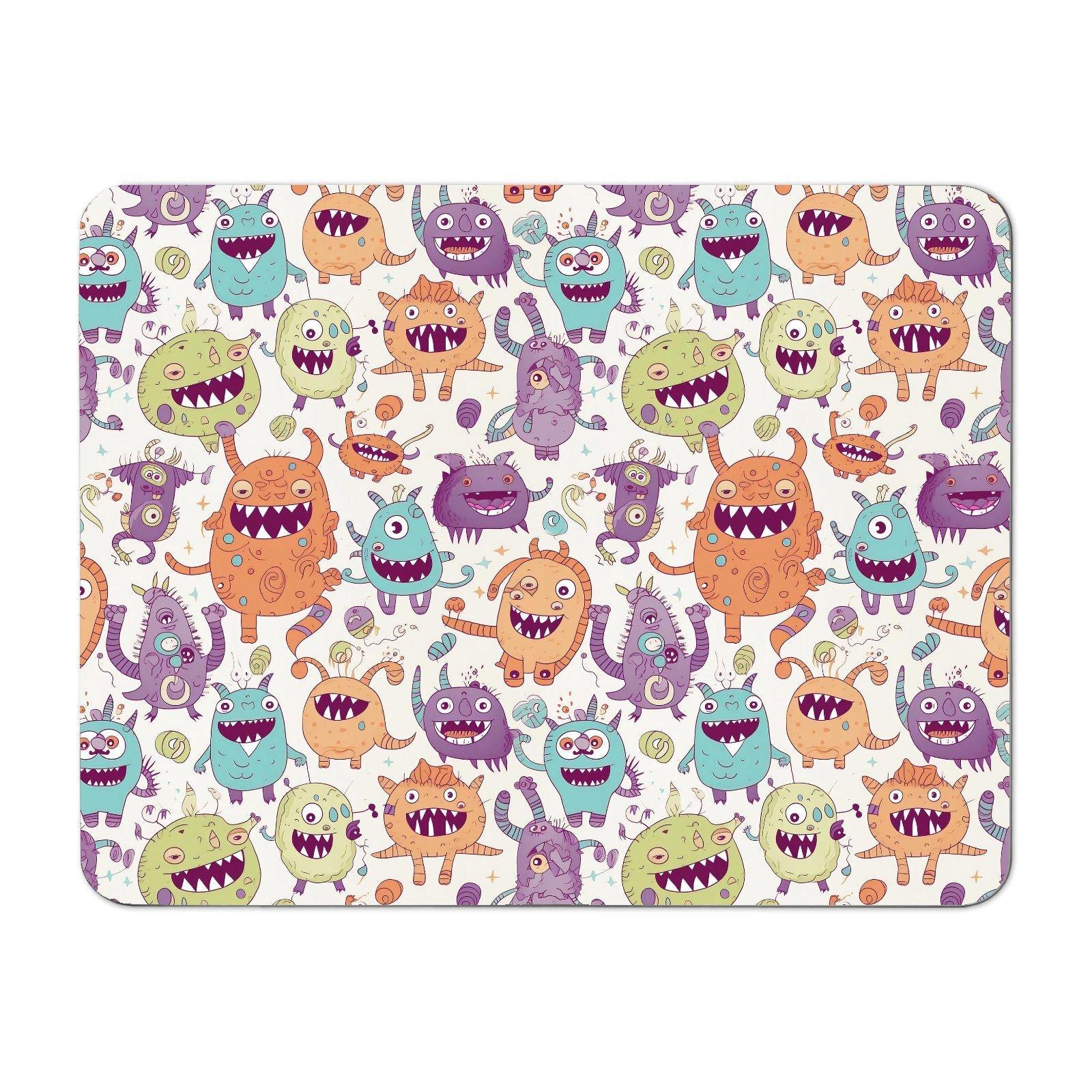 Playful Halloween Monsters Placemats