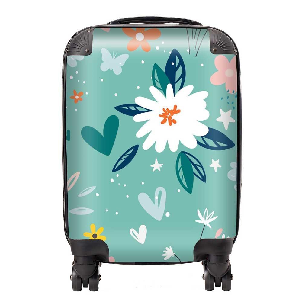 Garden Summer Flowers Suitcase