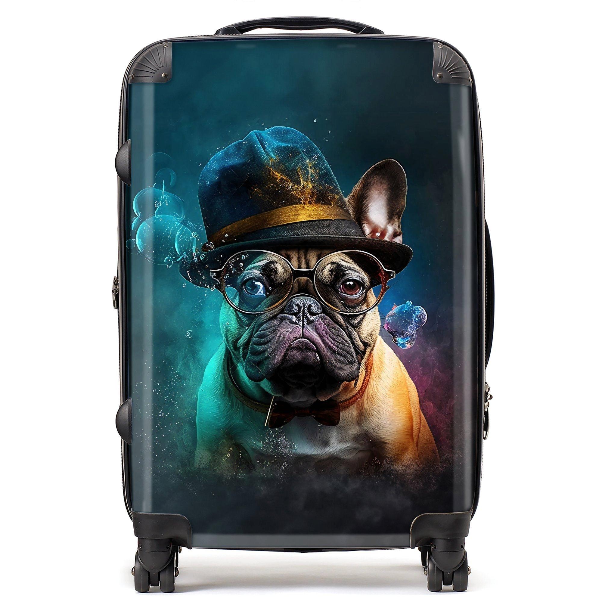 French Bulldog Splashart Suitcase