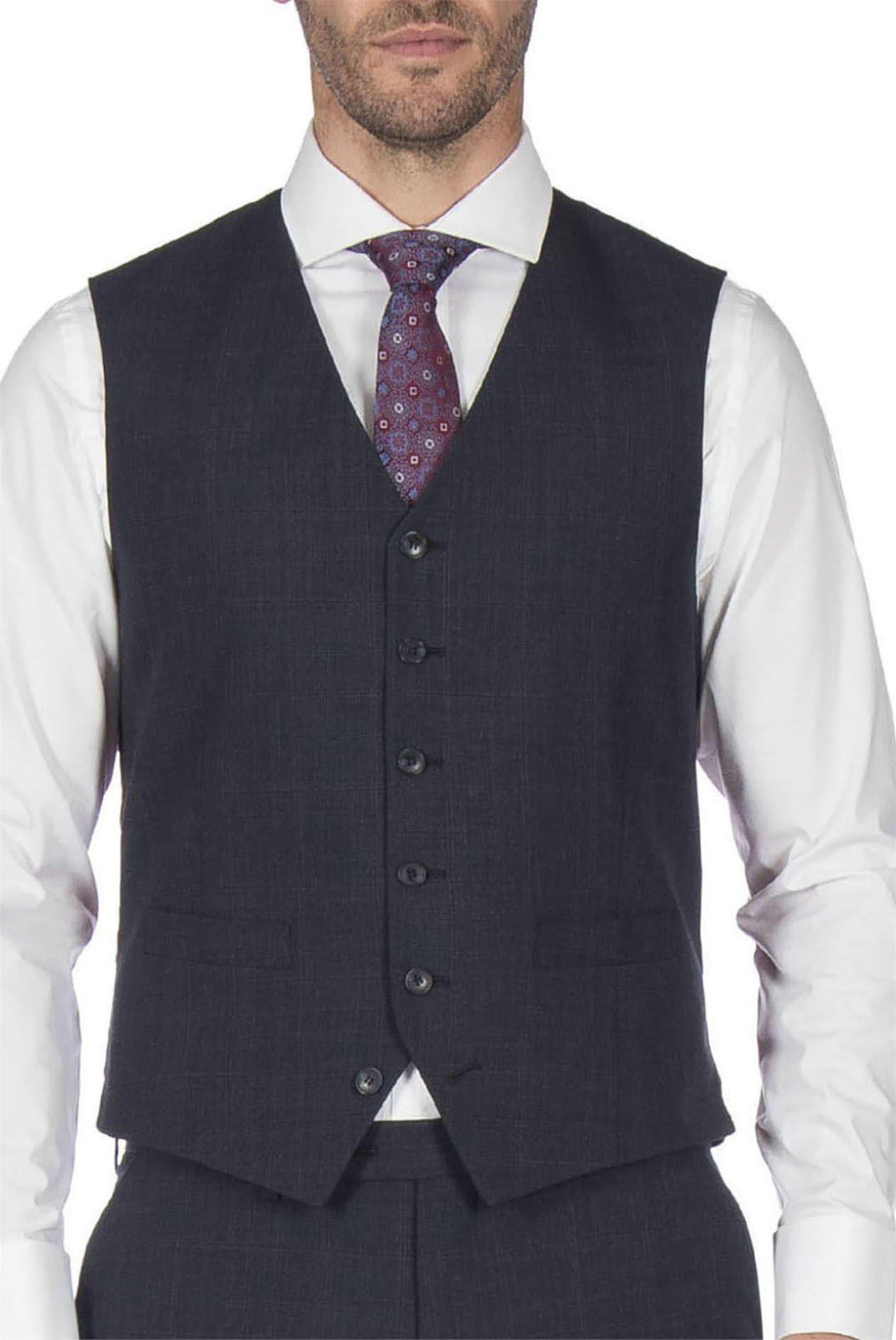 overcheck tailored fit waistcoat