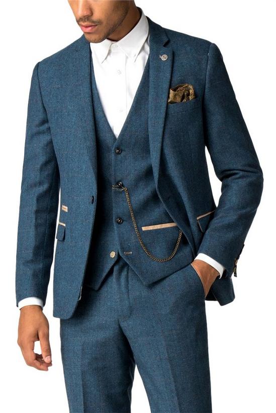Marc Darcy Dion Check Slim Fit Suit Jacket 1