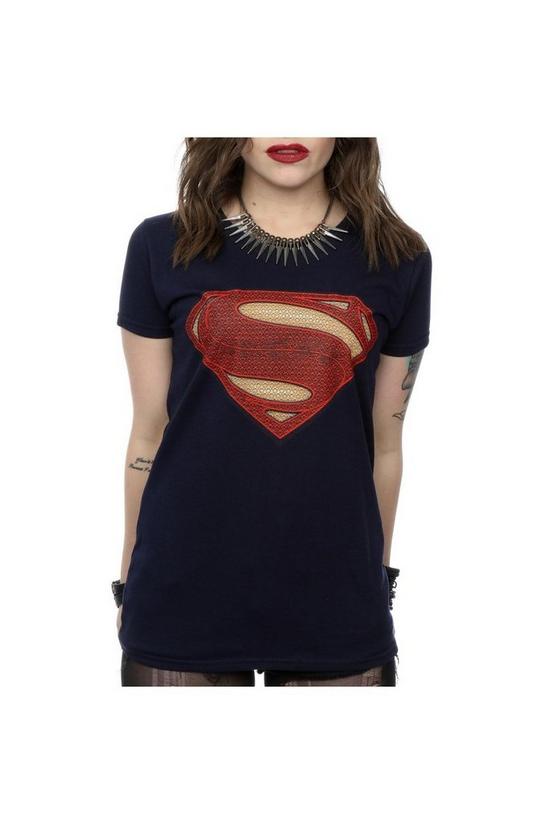 DC Comics Superman Man Of Steel Logo Cotton T-Shirt 3