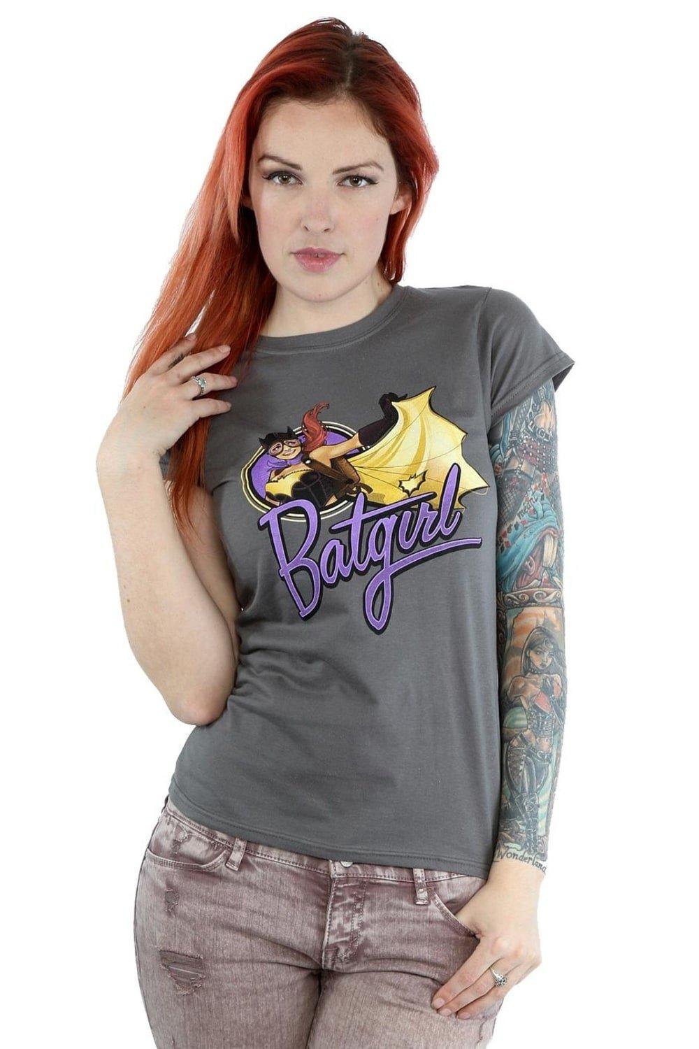 batgirl badge heather t-shirt