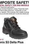 Delta Plus Phoenix Composite Leather Safety Boots thumbnail 5