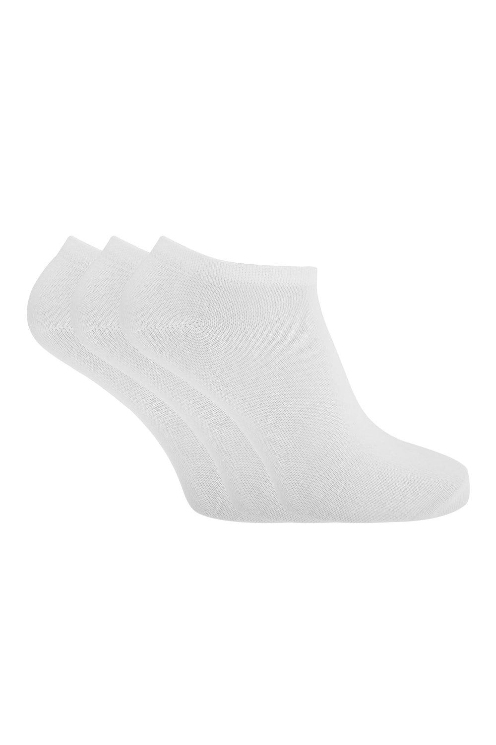 Cotton Rich Lycra Trainer Socks (Pack Of 3)